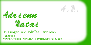 adrienn matai business card
